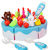 儿童过家家玩具水果蛋糕玩具切切乐水果蛋糕玩具套装儿童玩具(39件蓝色)