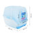 爱丽思IRIS 塑料猫砂盆 宠物厕所 双层全封闭猫砂盆TIO-530FT(天蓝色)