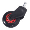 迪锐克斯  塑料PU包边黑红静音轮/转轮/底座轮子/仅限DXRACE椅子安装