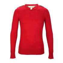 Burberry男士红色圆领针织衫 3848819M码红 时尚百搭