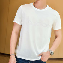 CaldiceKris（中国CK）经典刺绣男士短袖CK-FS1008(XL 白色)