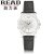 锐力READ手表时尚情侣手表原装进口石英机芯时装表时尚潮流R6012(白面黑带女表)