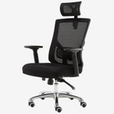 伯力斯 电脑椅 办公椅家用 时尚可躺人体工学椅子黑色MD-0838(默认)