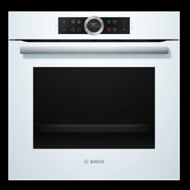 博世boschhbg634bw1w电烤箱家用嵌入式71l大容量烤箱4d热风氧化易清洁