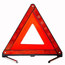 费凯丹 汽车三角架折叠型反光警示牌 车用危险故障安全停车牌(红色 版本)