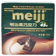 【真快乐自营】明治黑巧克力(盒装)75g