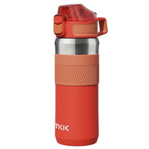TKK运动保温杯男女大容量316不锈钢户外健身跑步简约便携水杯 TKK2003 气质红-直饮款