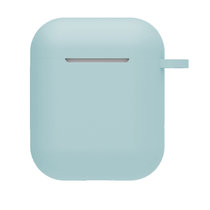 airpods二代保护套 适用苹果蓝牙耳机一代液态硅胶手感连体保护套(苹果耳机套-1/2代-12天蓝)
