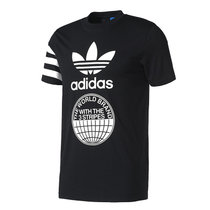 Adidas/阿迪达斯2017夏季新款三叶草运动短袖T恤棉男BP8892 BP8893(BP8893 XS)