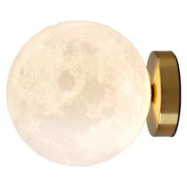 乐米月球系列高科技3D打印创意壁灯-150