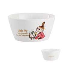 JL 出口日本芬兰姆明Moomin卡通陶瓷餐具 描金小菜碟主餐盘马克杯(亚美沙拉碗 默认版本)