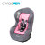 caos 德国原装进口汽车用五点式简易婴儿儿童安全座椅0-4岁 Safety OneSP(公主粉)