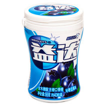 【真快乐自营】益达木糖醇无糖口香糖(蓝莓40粒)56g