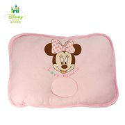 迪士尼Disney 宝宝定型枕 婴幼儿奇幻之旅圆角针织棉卡通枕头 四季通用 粉色(粉色)