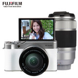 Fujifilm/富士X-A10(16-50mm+50-230mm)套机 复古微单反单电相机xa10 白色(白色)