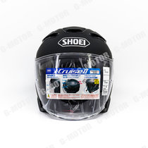 SHOEI日本JC2摩托车半盔3/4盔头盔骑行踏板(磨砂黑 XL)