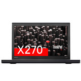 ThinkPad X270(20HNA01HCD)12.5英寸轻薄笔记本电脑(i5-7500U 8G 128G+1T 集显 Win10 黑色）