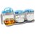 (国美自营)克芮思托NC8357玻璃厨宝套装3+1组合装调味罐收纳罐油壶套装