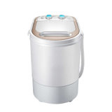 韩国现代(HYUNDAI) 迷你洗衣机 XPB40-288 4公斤 单杠小型洗衣机 半自动附带脱水功能 儿童洗衣机(白色)