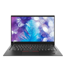 联想ThinkPad X1 Carbon(20U9007ECD )酷睿版 14英寸高端商务办公轻薄笔记本电脑(i5-10210U 8GB 512G固态)黑色