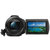 索尼（SONY) FDR-AXP55 高清数码摄像机 4K/25P影像录制 5轴防抖 26.8mm 广角蔡司镜头(黑色 官方标配)