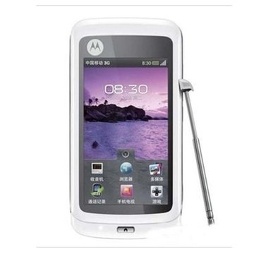 摩托罗拉（Motorola）MT810翻盖手机 TD-SCDMA/GSM 移动3G(白色)