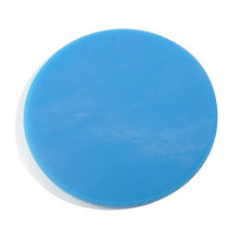宝宝水果砧板PE塑料菜板圆形小巧创意切菜板客厅双色果盘(蓝色 规格250*16mm)