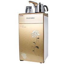 拜杰（BJ）KFT-3005B多功能茶吧机立式饮水机自动上水器保温壶电热水壶烧水壶 智能触屏(土豪金)