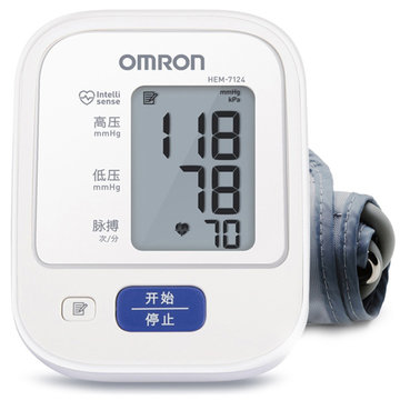 欧姆龙(omron)电子血压计 家用 hem-7124(上臂式)
