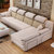 紫茉莉可拆洗布艺沙发 小户型沙发 现代客厅转角组合布沙发(图片 2)