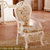拉斐曼尼 FY004 欧式餐椅 布艺法式餐桌凳 实木雕花 带扶手书椅(A款带手扶一把 默认)