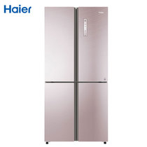 海尔（Haier）BCD-535WDCJ 多门冰箱 风冷无霜干湿分储 变频冰箱 家用 大容量 四门十字对开门电冰箱(粉色 535L)