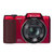 卡西欧（casio）EX-ZS220数码相机（红色）1610万像素 3.0英寸液晶屏 24倍光学变焦 25mm广角