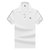 传奇保罗2021夏季新款珠地棉男士休闲短袖t恤男纯色商务Polo衫（M-3XL）ZNM818(白色 M)