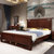 实木床 1.5m单人床 1.8米双人床 现代中式婚床 轻奢禅意主卧室木质大床 1.8M单床(1.8米单床)