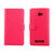 酷玛特（COOMAST）HTC 8X手机保护套保护壳手机套手机壳皮套PU 适用于HTC 8X(玫红)