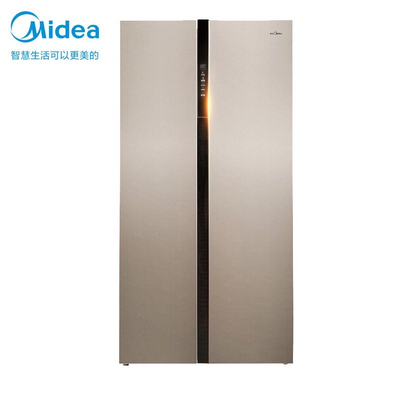 美的(midea)535升 对开电冰箱双开门 双变频二级能效