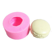马卡龙造型食品级模具情人节翻糖蛋糕装饰手工皂蜡烛模具(5cm立体单孔271 默认版本)
