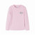巴拉巴拉童装女童长袖T恤小童宝宝儿童秋冬2017新款加绒加厚上衣(90cm 粉红色)