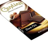 比利时吉利莲醇黑排块72%巧克力100克