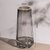 北欧简约创意玻璃花瓶透明水养插花瓶鲜花玫瑰百合花客厅摆件网红(B烟灰描金大号【精致款】 中等)