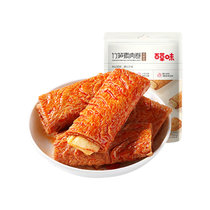 百草味 竹笋素肉卷（烧烤味）185g 豆腐干辣味素食休闲零食小吃