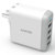 Anker 40W4口USB充电器插头直充iPhone iPad手机平板智能快充(白色)