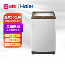海尔(Haier) XQB100-Z026 10公斤 波轮洗衣机 大容量自编程 月光灰