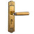 名门静音门锁中式风现代仿古铜房门锁