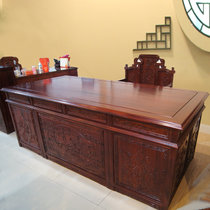 红木家具2.2米红木书桌实木办公桌大班台老板桌非洲酸枝木