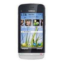 诺基亚（nokia）C5-05 GSM 单核 蓝牙 塞班智能手机(白青)