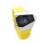 时刻美战斗机防水LED电子表 学生运动手表 男士果冻手表 黄色