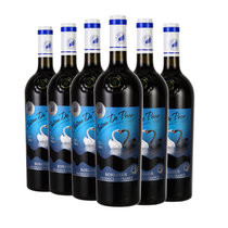 法国进口红酒百合城堡干红葡萄酒750ML14度(三支装)