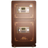 甬康达FDG-A1/D-73S 古铜色上下双门3C认证电子密码保险柜全钢保险箱